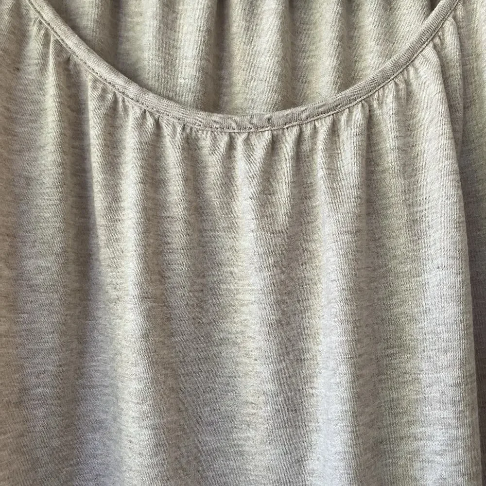 Old Navy Super Soft XXL Beige Knit Long Sleeve Scoop Neck Top - Picture 2 of 9